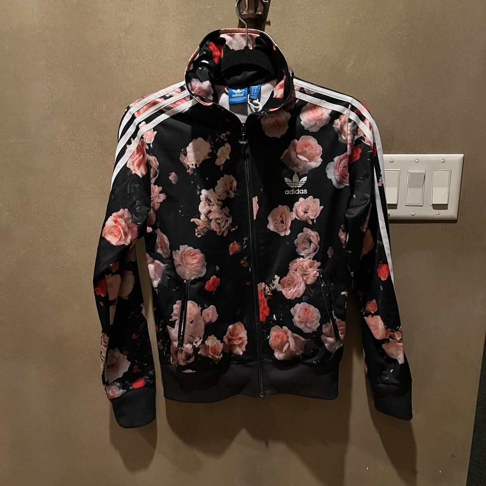 Adidas Firebird floral track jacket
